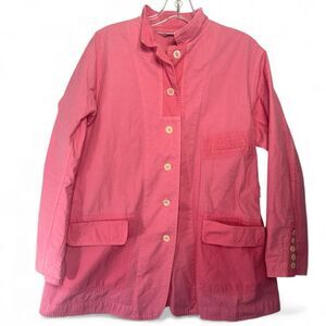 Yacco maricard Japanese streetwear vtg barn jacket pink 2 overcoat cotton